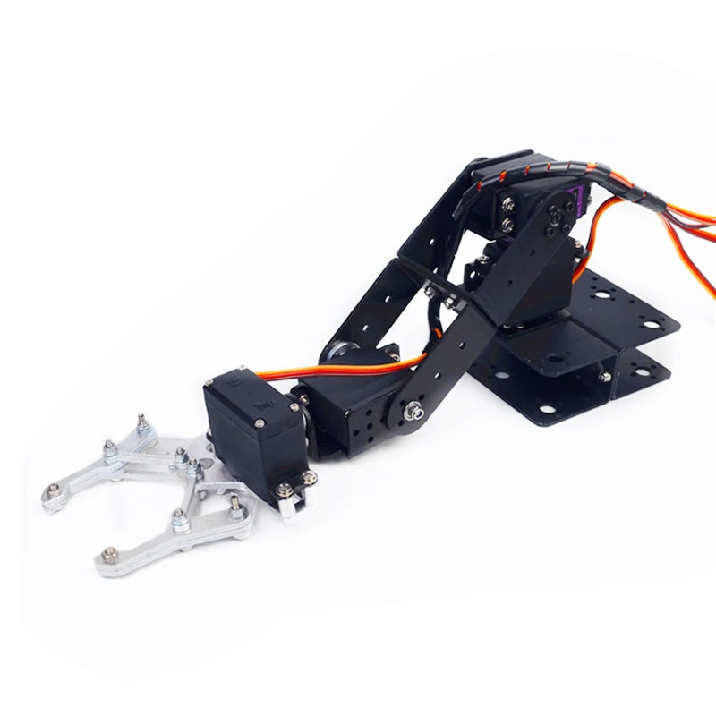 อลูมิเนียม Arduino 4 Dof แขนหุ่นยนต์ Claw Gripper Manipulator Servo Bracket Mechanical Claw DIY หุ่นยนต์ประกอบ