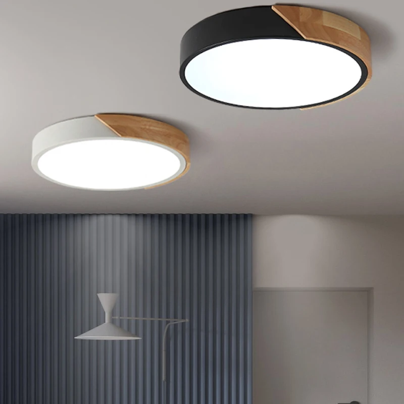 Đèn LED Chiếu Sáng Cho Phòng Khách Âm Trần Phòng Khách Phòng Ngủ Ánh Sáng Khung Gỗ Ốp Trần Hành Lang Đèn Ban Công