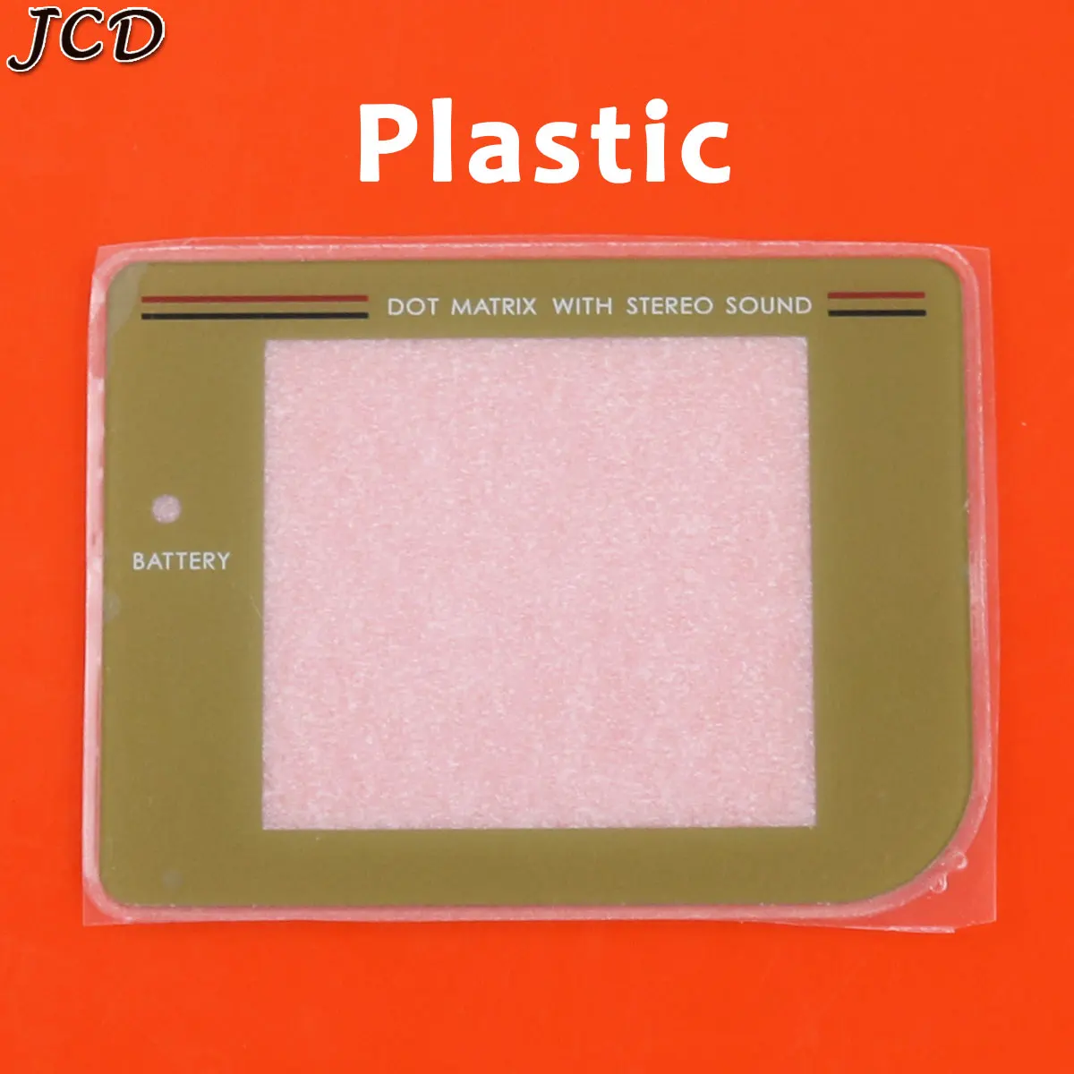 JCD 8 modeli Osłona obiektywu ekranu dla Gameboy Game Boy DMG dla GB Osłona ekranu obiektywu Plastikowe szkło