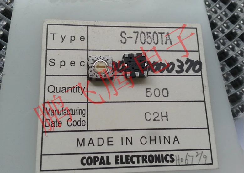 1 Buah Jepang COPAL S-7050TA 0-F/16 Bit Saklar Encoder Putar Kode Positif 3:3 Kaki Patch Internal