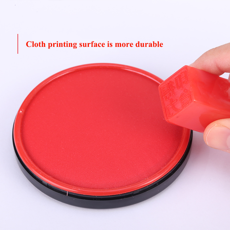 Deli 9859 9860 Selo Almofada De Tinta 89 milímetros 100 milímetros Selo Pad Tinta Pad Cor Vermelha Finanças Papelaria Almofada De Tinta