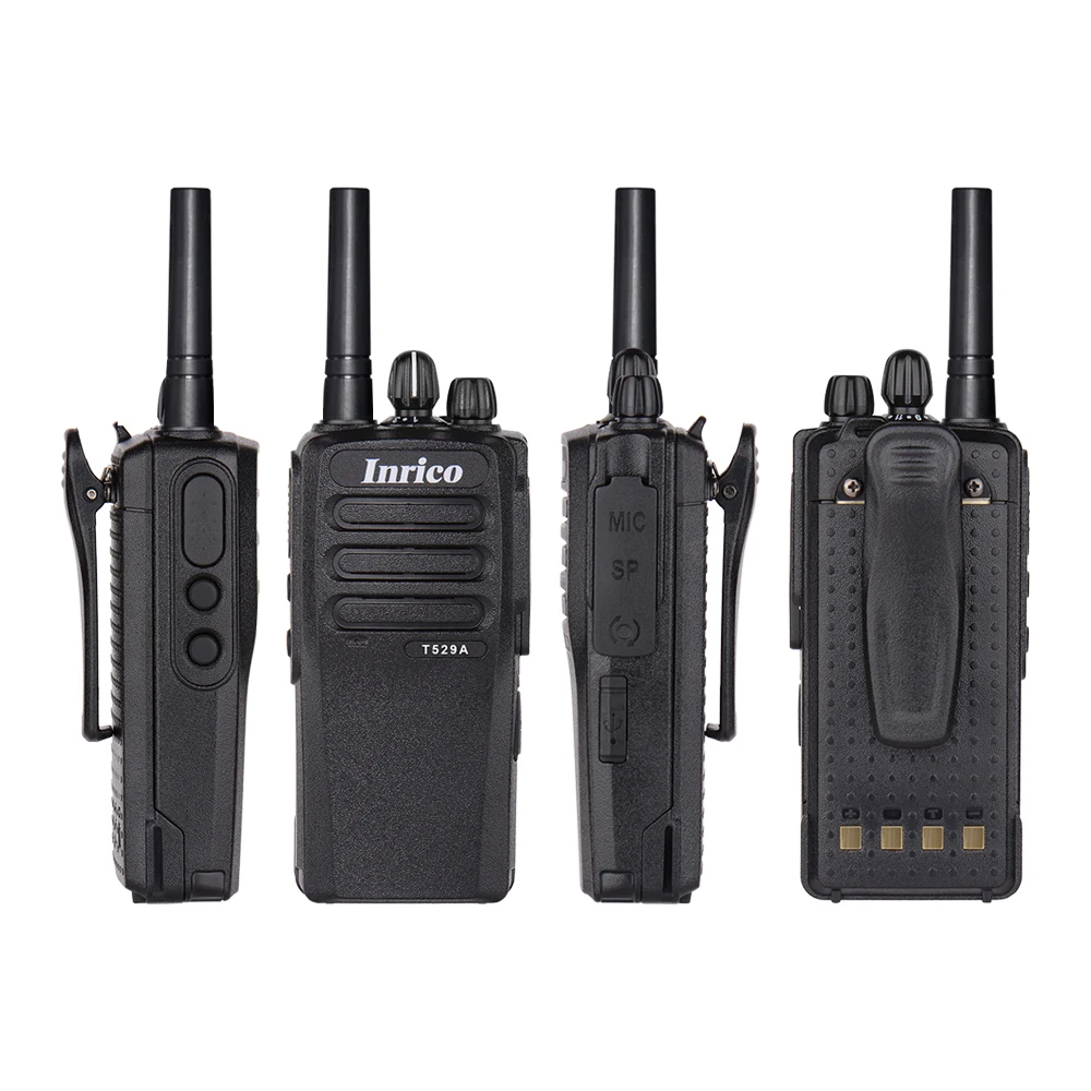 Inrico t529a 50km poc 4g netzwerk walkie talkie radio mit bt wifi gps nfc android mobilfunk lange ausdauer mini walkie talkie