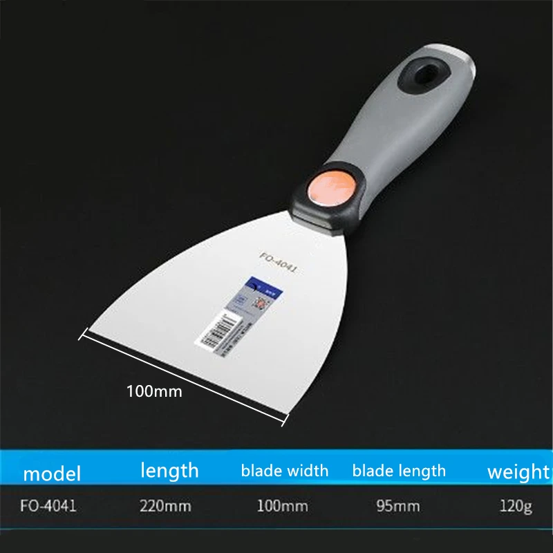 Đồng Hồ Nam Dây Thép Không Gỉ Chong Chóng Trát Cạp Công Cụ Putty Dao Xoong Tường Vệ Sinh Xẻng Dụng Cụ Xây Dựng FO4040-FO4045