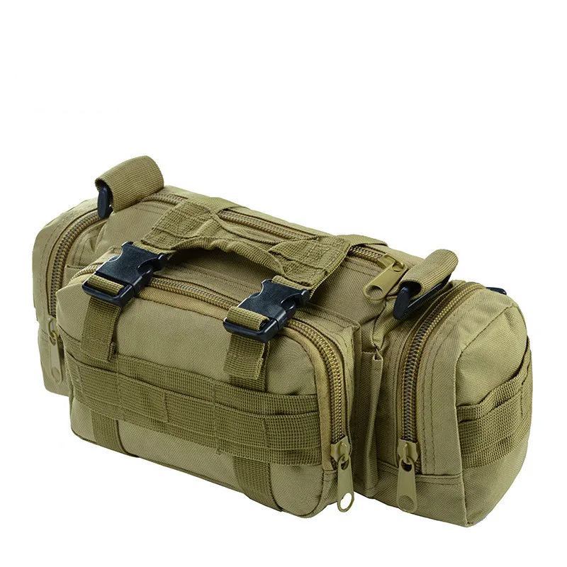 고품질 야외 전술 배낭 허리 팩 허리 가방 Mochilas Molle 캠핑 하이킹 주머니 3P 가슴 가방