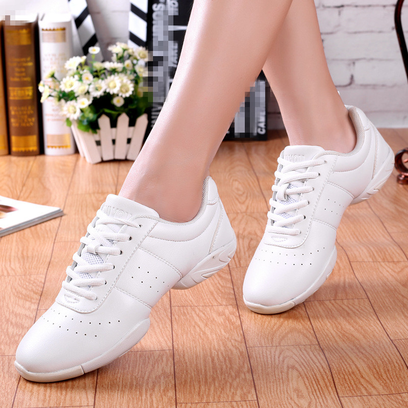 Zapatos de baile para mujer y hombre, zapatillas modernas de suela blanda para Jazz, aeróbicos, transpirables, ligeras, deportivas para bailar y Fitness