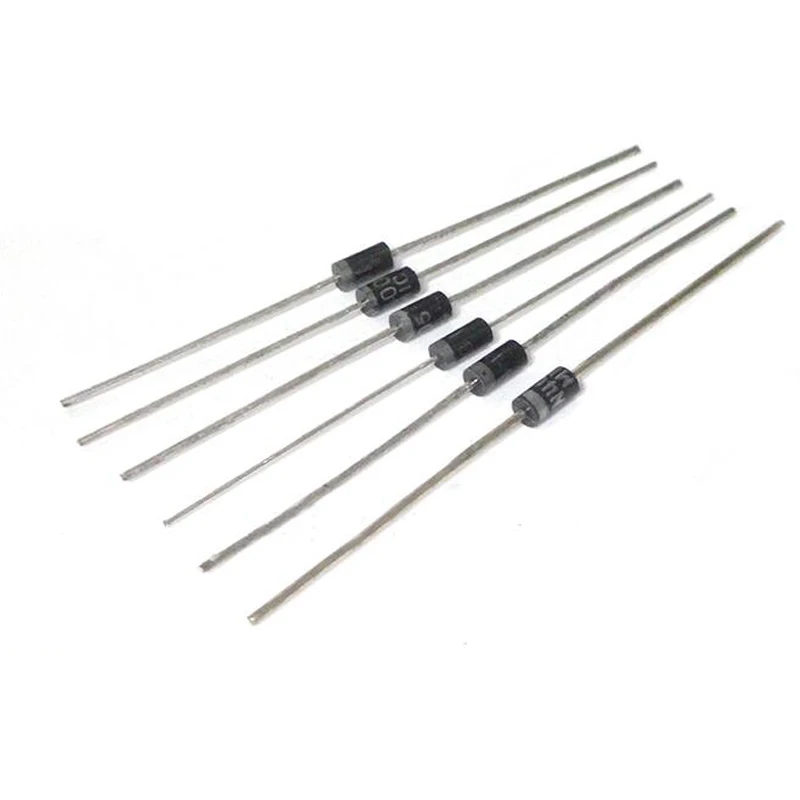 100 Chiếc 1N4007 4007 1A 1000V DO-41 Chất Lượng Cao CHỈNH LƯU Diode IN4007 1n4007
