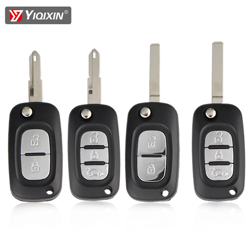 YIQIXIN складной чехол с 2/3 кнопками и дистанционным управлением для Renault Clio Scenic Megane III Vivaro Movano Traffic Master Kangoo