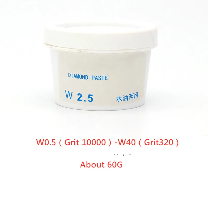 1 Cái Đánh Bóng Kim Cương Xay Dán Nước Dầu Dual-Sử Dụng 60G Cho Ngọc Bích Ngọc Lục Bảo Gương Bề Mặt Đá Mã Não Kim Loại khuôn Mẫu Đồng Hồ Thép Không Gỉ