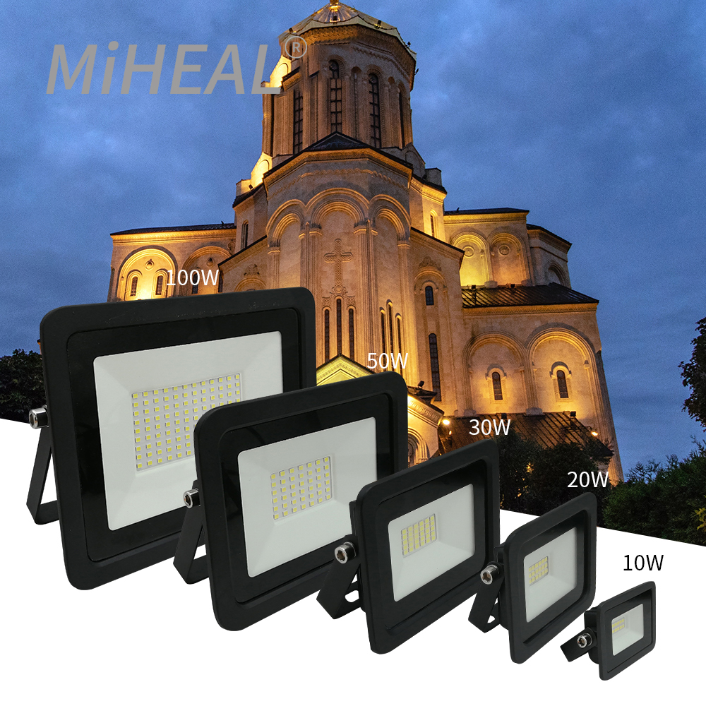 110V/220V LED Industriebeleuchtung 10W 20W 30W 50W 100W LED Flutlicht IP68 Außenwandleuchte Fabrik Werkstatt Arbeitslicht