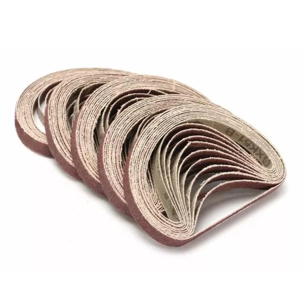 WENXING 50 Chiếc 330*10 Chà Nhám Thắt Lưng 40-400Grits Giấy Nhám Nhám Ban Nhạc Dây Nhám Mài Mòn Dụng Cụ Gỗ Kim Loại Mềm đánh Bóng