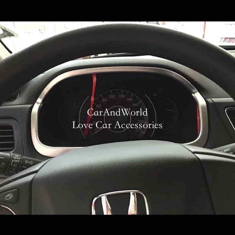 Untuk Honda CR-V CRV 2012-2016 Konsol Papan Dasbor Penutup Instrumen Bingkai Pelindung Dekorasi Trims Aksesori Interior Mobil