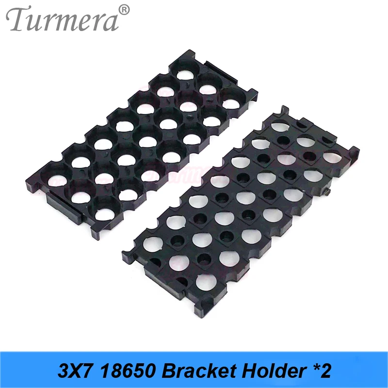 Turmera 12V 7Ah to 20Ah Battery Storage Box 3X7 18650 Holder 3S 40A BMS with Welding Nickel for Motorcycle Replace Lead-Acid Use