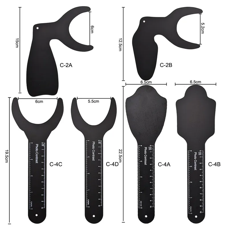 6 Cái/bộ Nha Sĩ Nha Khoa Ảnh Tương Phản Đen Bavico Autoclavable Nha Khoa Tương Phản Intraoral Chụp Ảnh Gương