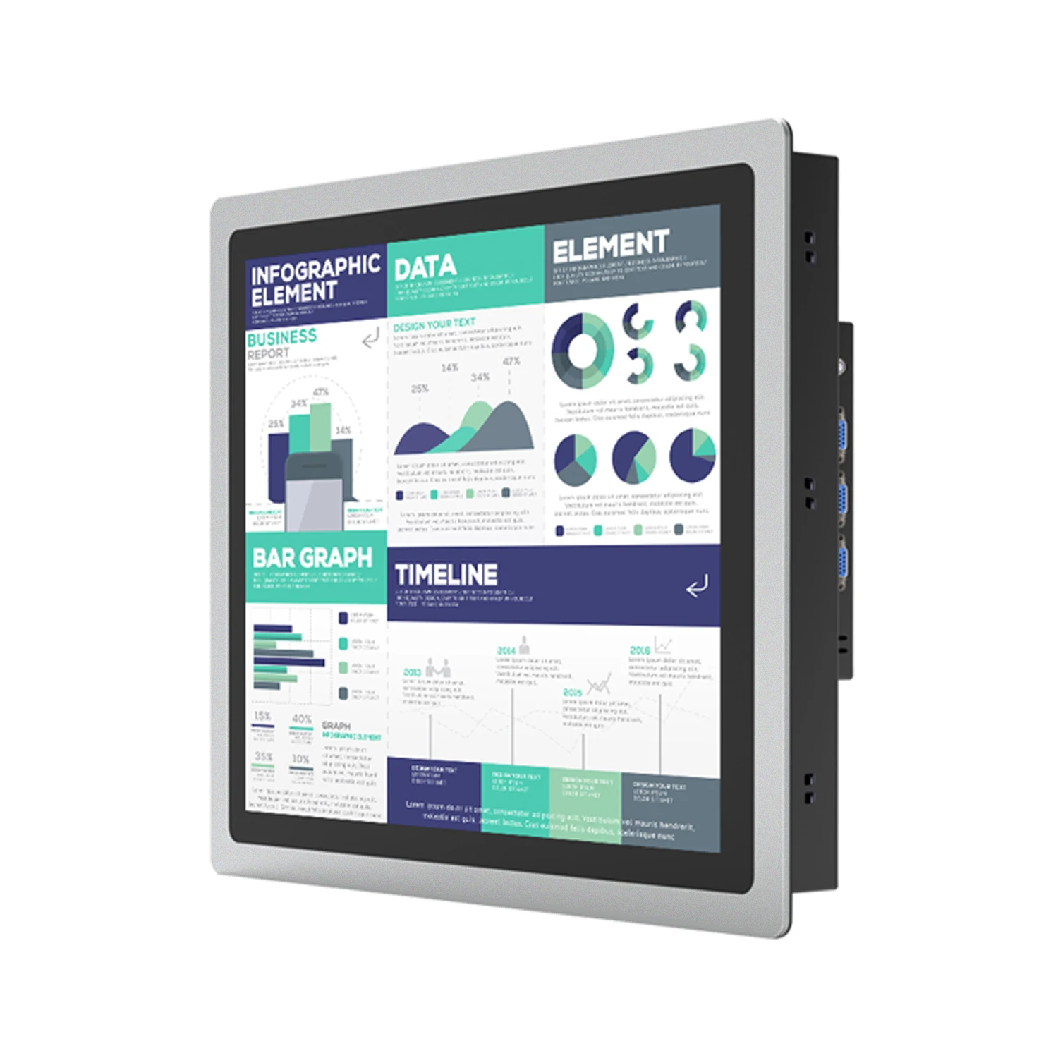 12,1 inch industriële alles-in-één computer 12 "mini-tablet-pc-paneel met capacitief touchscreen Ingebouwde WiFi voor Win10 Pro