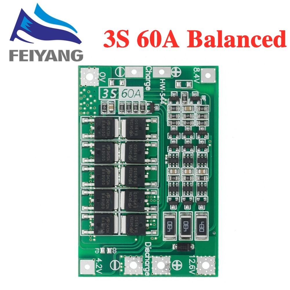 4S 40a li-ion bateria de lítio 18650 carregador pcb bms placa de proteção com equilíbrio para o módulo da pilha do motor de broca 14.8 v 16.8 v lipo