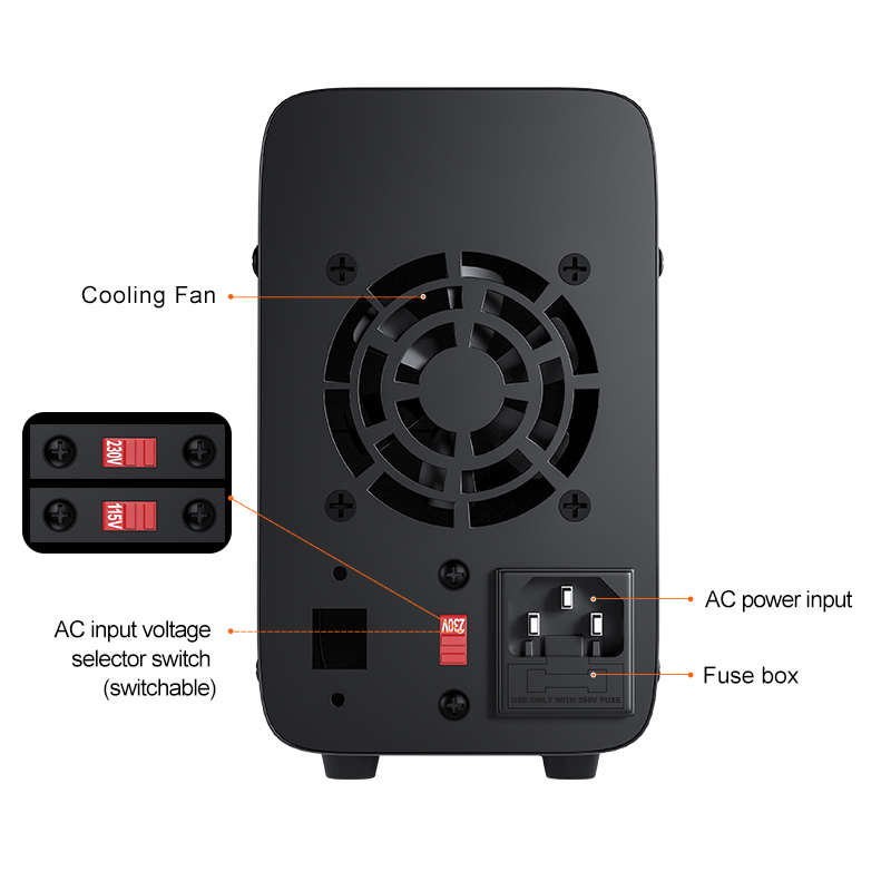 Wanptek Có Thể Lập Trình DC WPS3010H Phòng Thí Nghiệm Bảo Dưỡng Bàn Làm Việc 30V 10A, Điện Điều Chỉnh AC 220V 110V