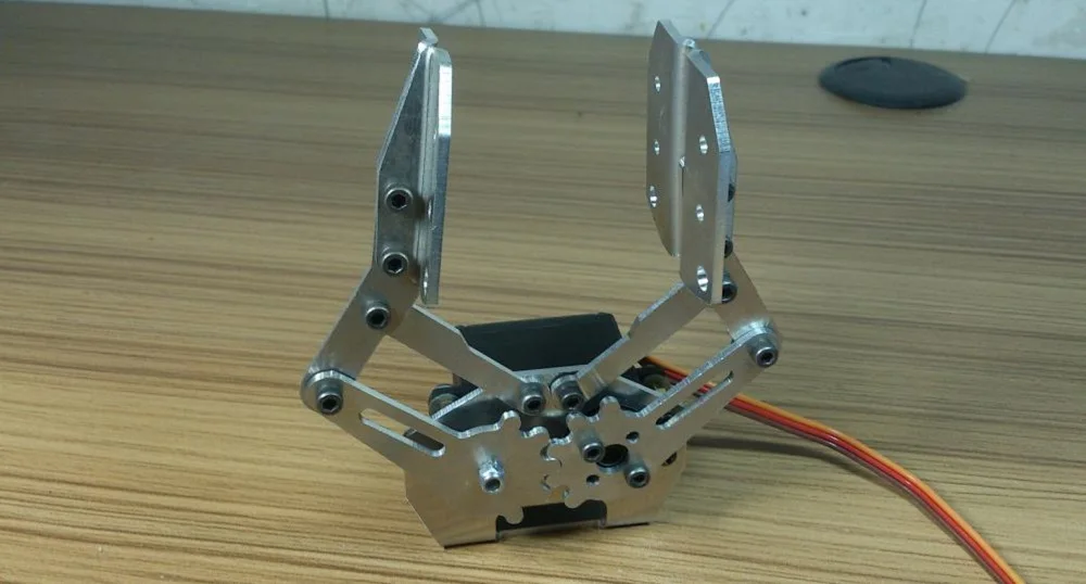 Metal Robô Garra Manipulador Gripper, Braçadeira de Braço Mecânico Gripper, 180 Graus Servos para Arduino, Projeto DIY, STEM Toy Parts