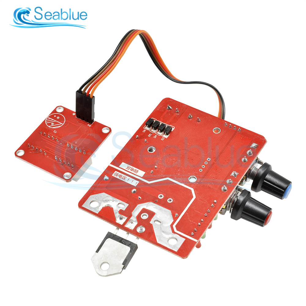 40A/100A Punktschweißmaschine Steuerplatine Punktschweißzeit und Stromregler Timing Strom mit Digitalanzeige