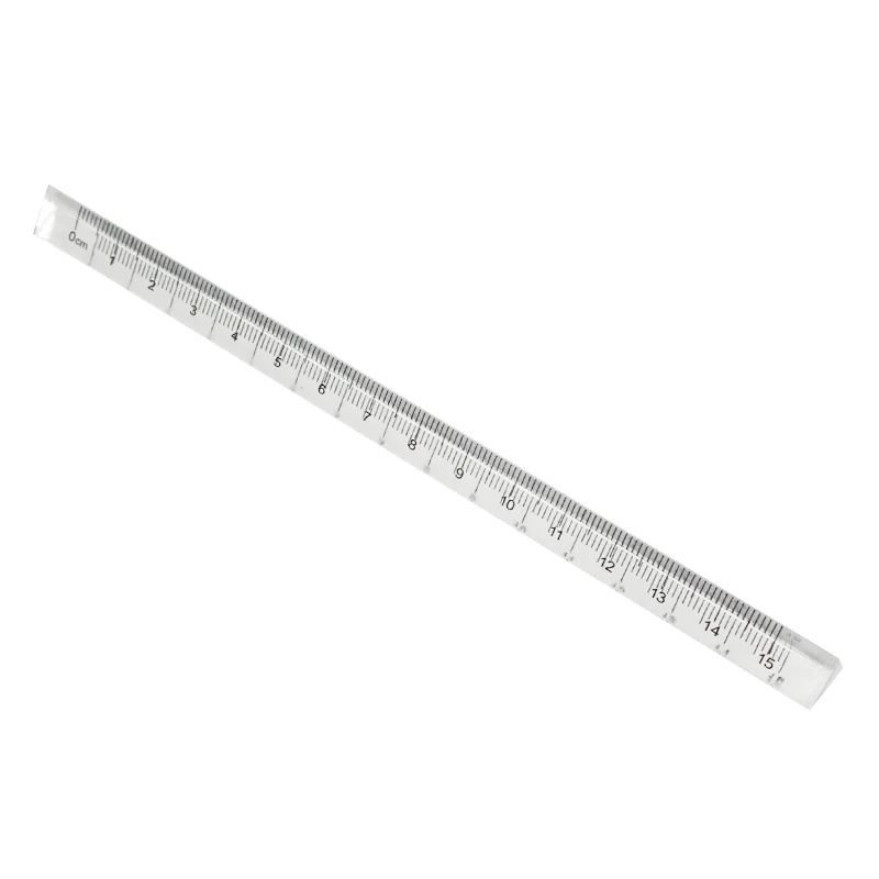 Materiale scolastico di cancelleria per righello triangolare trasparente 1PC Mohamm
