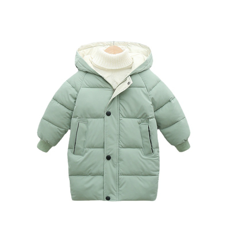 Ropa de abrigo larga para niños, ropa de algodón para adolescentes, abrigos Parka acolchados de algodón para niños y niñas, chaqueta cálida gruesa para invierno y otoño