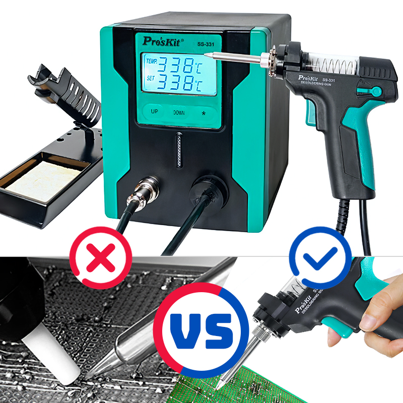 Pro'sKit электронная паяльная станция с ЖК-дисплеем