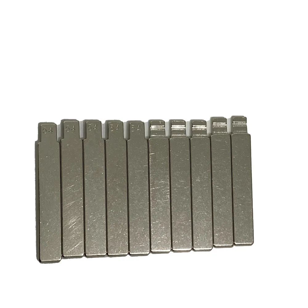 Keychannel 10 Chiếc 54 # KD Lưỡi Dao Lishi HU83 Chìa Khóa Xe Ô Tô Lưỡi Dao Cho Xhorse VVDI KD KEYDIY Flip Remote Cho đồng Hồ Xe Đạp Peugeot Thay Thế Lưỡi Dao