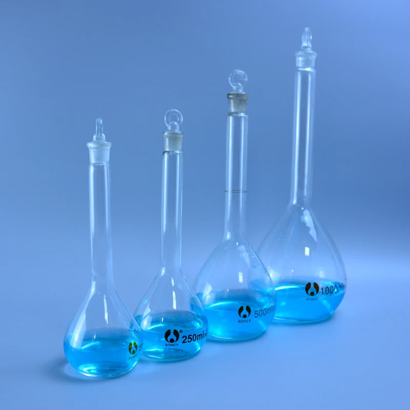 5-100Ml โปร่งใส Lab Conical Flask แก้วแก้ววิทยาศาสตร์ Erlenmeyer Flask ปลอดภัยแก้วห้องปฏิบัติการโรงเรียน Research Supply