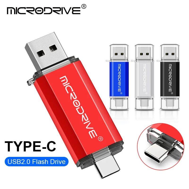 Unidad flash USB tipo C 4GB 8GB 16GB 32GB 64GB 128GB para Android SmartPhone Memoria MINI USB Stick USB C