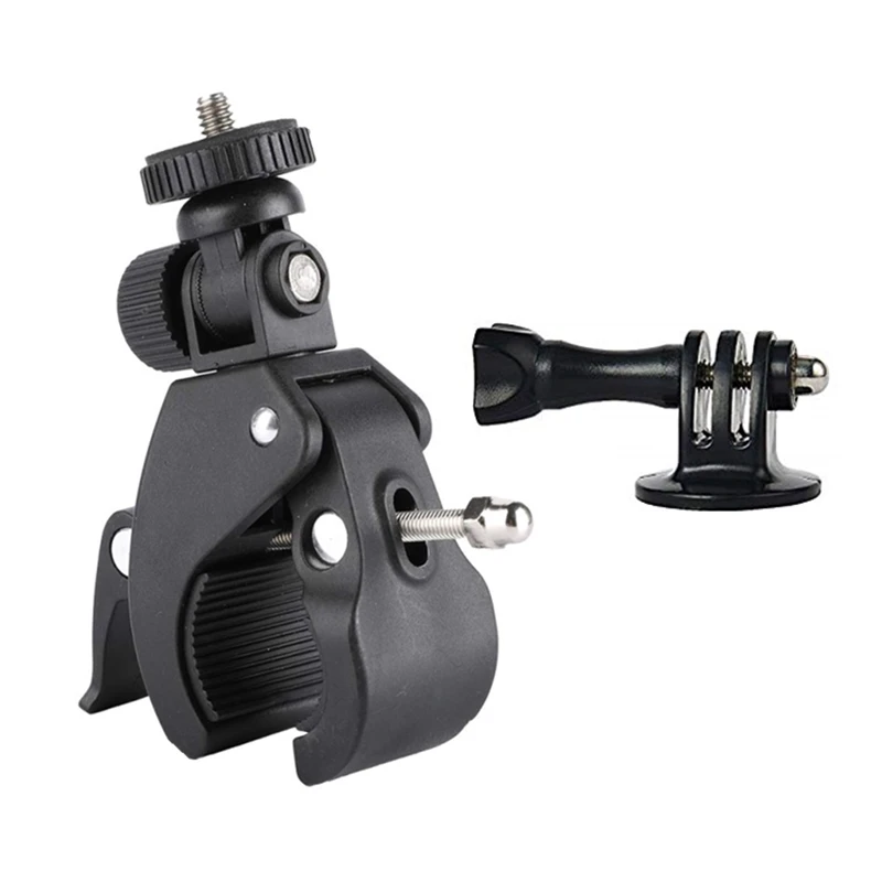 Bicycle Camera Mount Bike Motorcycle Handlebar Handle Bar Tripod Clip Adapter Action Camera Part For Gopro Hero 11 10 9 8 7