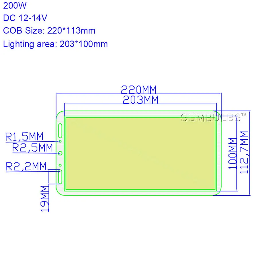 100 W Ultrahelle Flip LED COB Chip Panel Licht 12 V DC Kaltweiß Angelrute Lampe für Outdoor Camping tragbare Beleuchtung Glühbirne