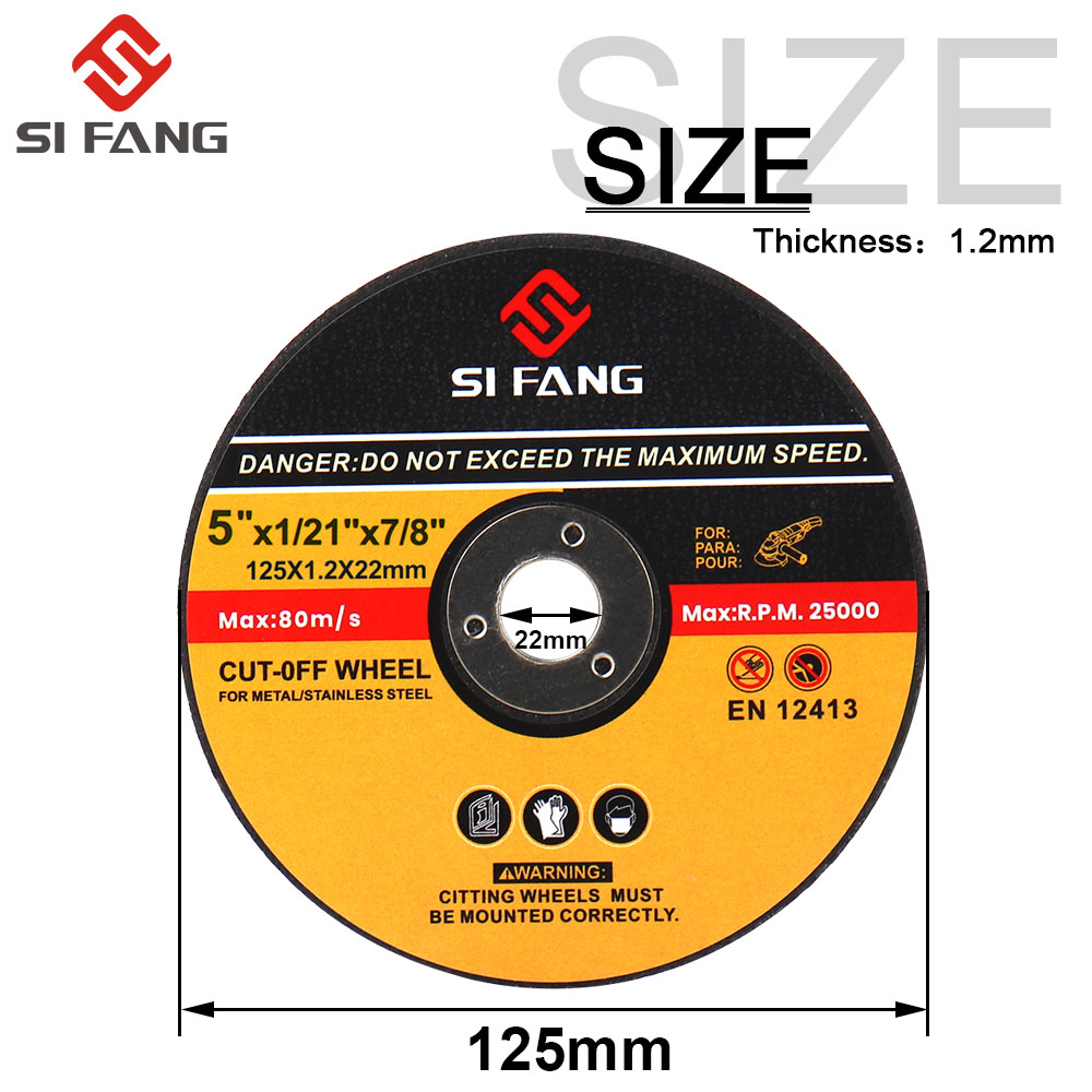 Discos de corte de Metal y acero inoxidable, 5 uds.-50 Uds., 125MM, ruedas de corte, discos de lijado con solapa, rueda amoladora angular