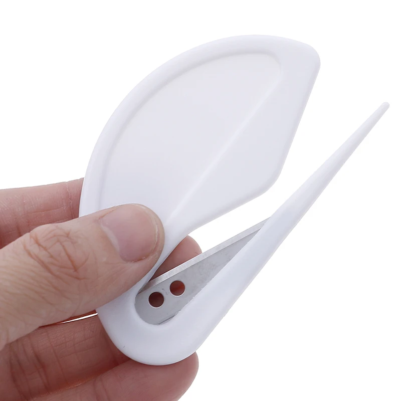 2 Cái/lốc Giấy Tờ Bảo Vệ Lưỡi Dao Cắt Thiết Bị Văn Phòng Nhựa Thư Dụng Cụ Mở Mini Sharp Thư Thư Sách Bao Da Ốp Lưng Dụng Cụ Mở An Toàn