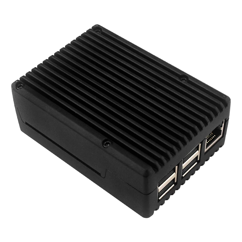 Raspberry Pi 3 Aluminiumgehäuse, passive Kühlpanzerung, Metallgehäuse mit Wärmeleitpad, Kühlkörper für Raspberry Pi 3 Modell B+ 3B