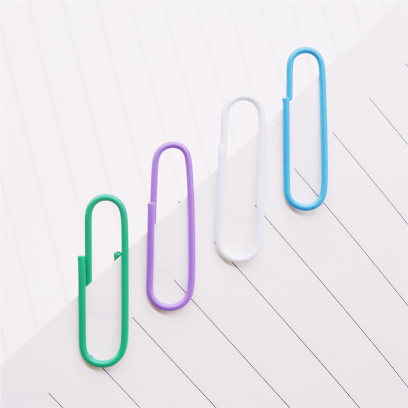 100 Stück Pins, Büroklammernhalter, Spender, bulticolor, Pinch-Clips, Haarnadeln, feines Büro, Schule, Bindezubehör, 28 x 8 mm