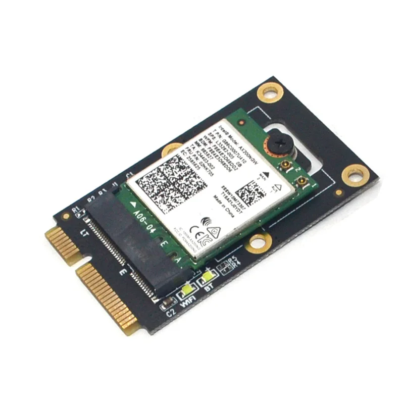 Адаптер M.2 Wifi M.2 NGFF к Mini PCI-E, адаптер для M.2 Wifi Bluetooth плата Wireless Wlan Card Intel AX200 9260 8265 8260 для ноутбука