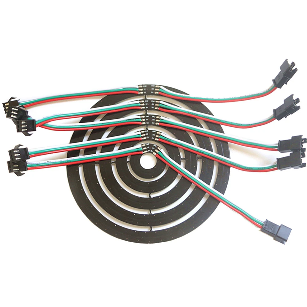 RCmall-anillo circular LED direccionable, 8/16/24/35/45/128bits, WS2812B, 5050 píxeles, módulo LED RGB, DC5V, SK6812, diywall