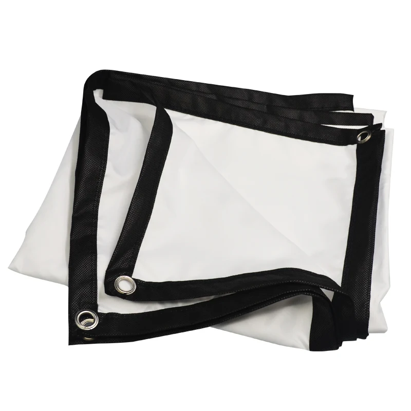 MIXITO Projection Curtain 16: 9 Ratio Hight-Density 60-200 Inch Foldable Anti-Crease Portable Movie Projector Screen
