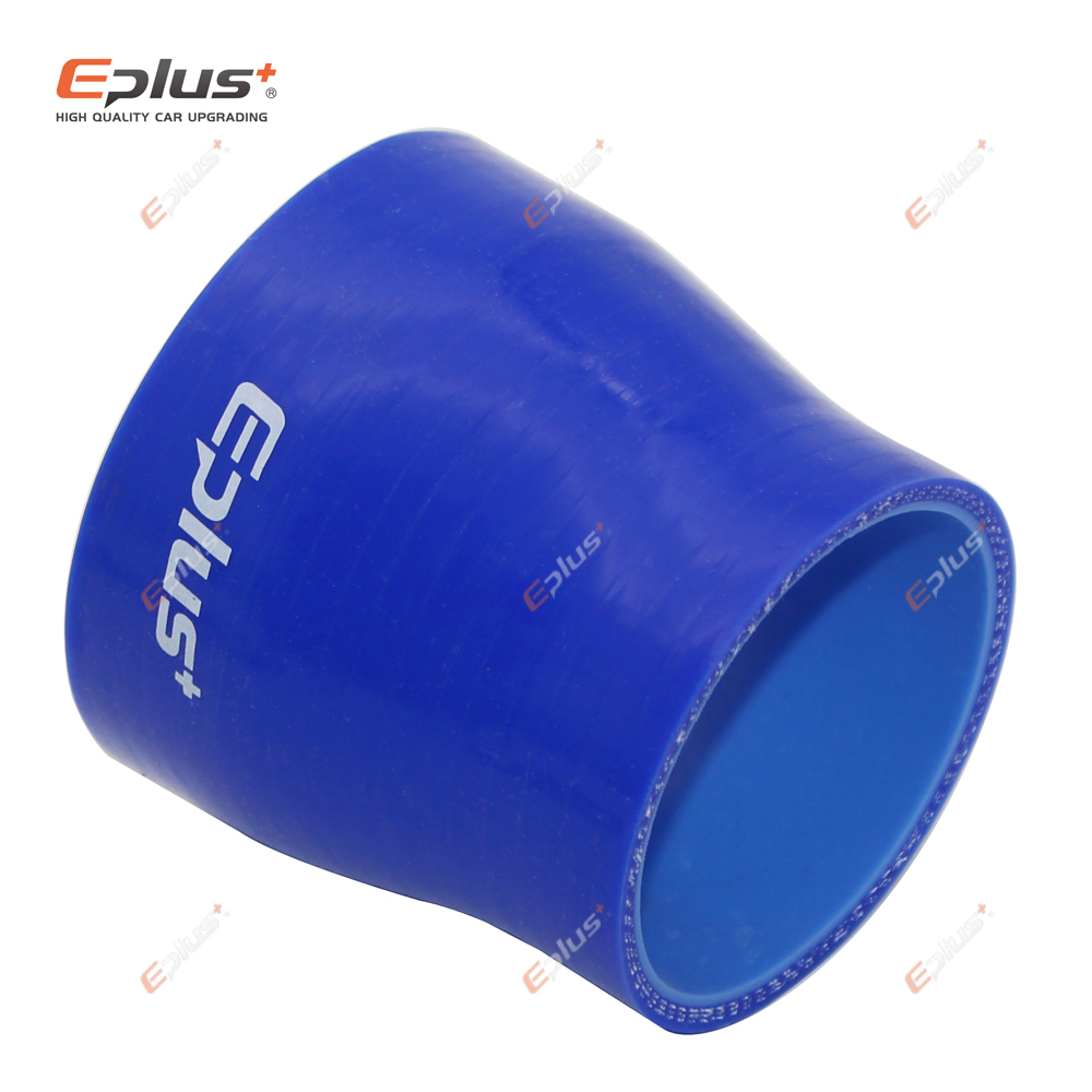 EPLUS Universal Silicone Tubing Hose Straight Big To Small Connector Car Intercooler Turbo Intake Pipe Coupler Blue Multi Size