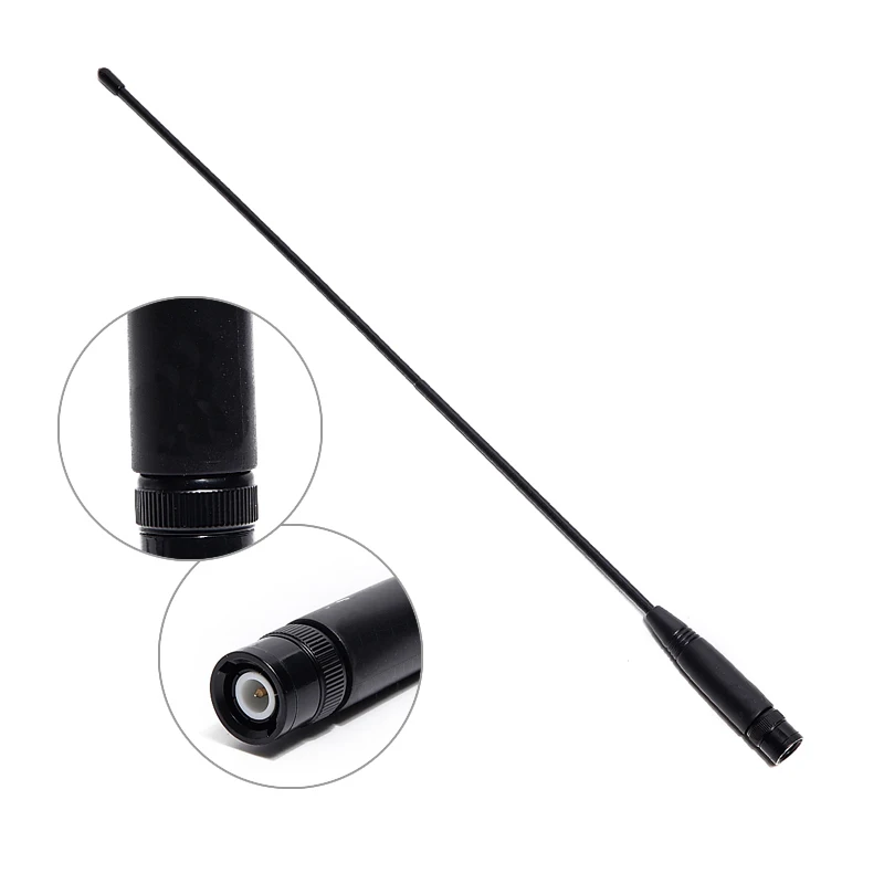 Antena chicote abbree AR-771 27mhz 39.5cm bnc para rádio uniden cobrahack midland anytone portátil/portátil rádio cb