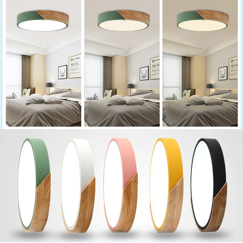 Đèn LED Chiếu Sáng Cho Phòng Khách Âm Trần Phòng Khách Phòng Ngủ Ánh Sáng Khung Gỗ Ốp Trần Hành Lang Đèn Ban Công