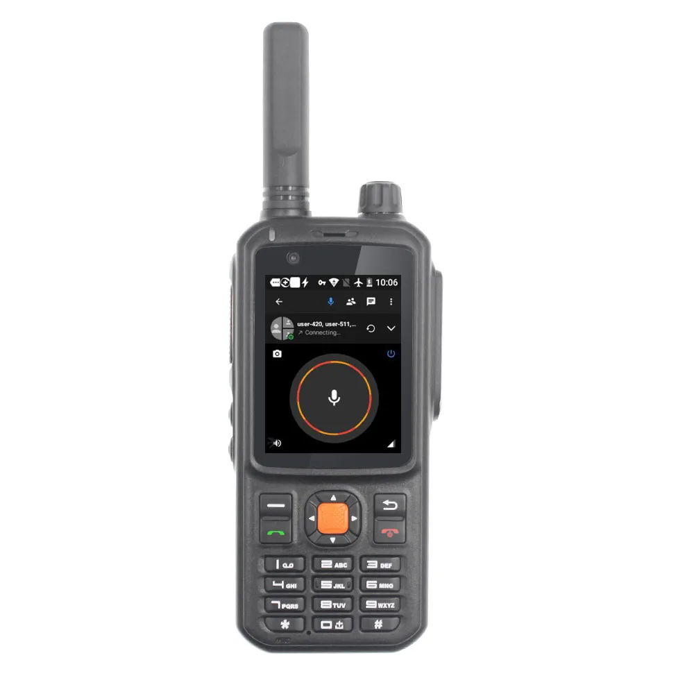 ANYSECU A420 LTE 4G POC PTT Radio de red Tarjeta Sim dual Radio WiFi desbloqueado GSM Compatible con Zello Real-PTT Echolink