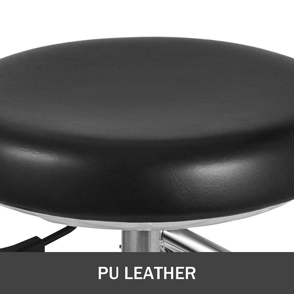 SucceBuy Medical Dental Stool Dentist Chair With 360 Degree Rotation Armrest PU Leather Assistant Stool Chair Height Adjustable