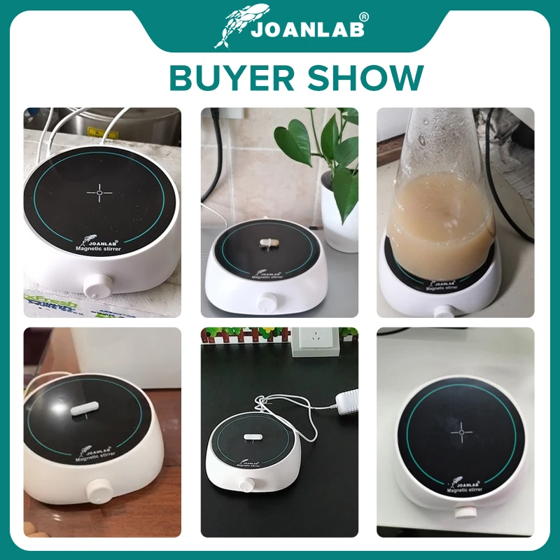 JOANLAB Official StoreดิจิตอลจอแสดงผลMagnetic Stirrer Labอุปกรณ์แม่เหล็กAgitatorผสมแม่เหล็ก110V-220Vผัดบาร์