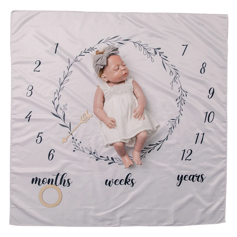 1 Máy Tính Bắc Âu Cotton Cột Mốc Chăn Phụ Kiện Chụp Ảnh Nền Chăn Màn Xe Đẩy Bao Thảm Chơi Tưởng Niệm Thảm