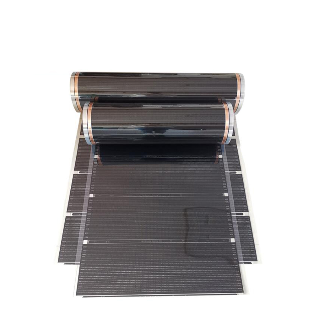 MAXKOSKO-Película calefactora de infrarrojo lejano, sistema eléctrico de suelo cálido, 50CM de ancho, 400W/m2, 220V, estera de lámina calefactora para calentar el hogar hecha en