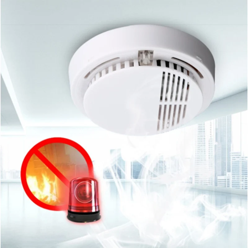 Độ Nhạy Cao Đầu Báo Khói Khói Buồng Cháy Độc Lập Báo Động An Ninh Gia Đình Lính Cứu Hỏa Kết Hợp Khói Báo Cháy