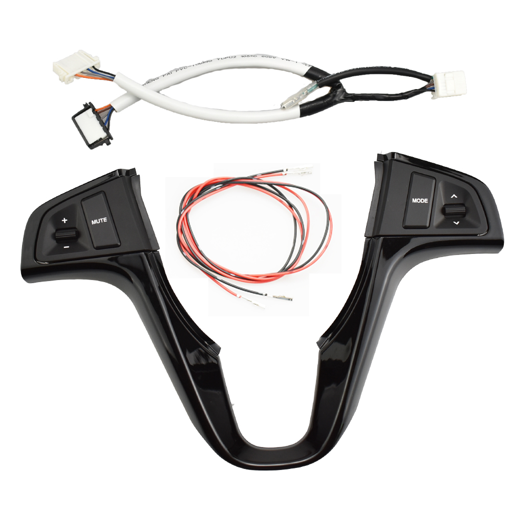 Botones de Control de Audio del volante para Hyundai VERNA SOLARIS, interruptor de botón, controlador de luz trasera del teléfono de volumen