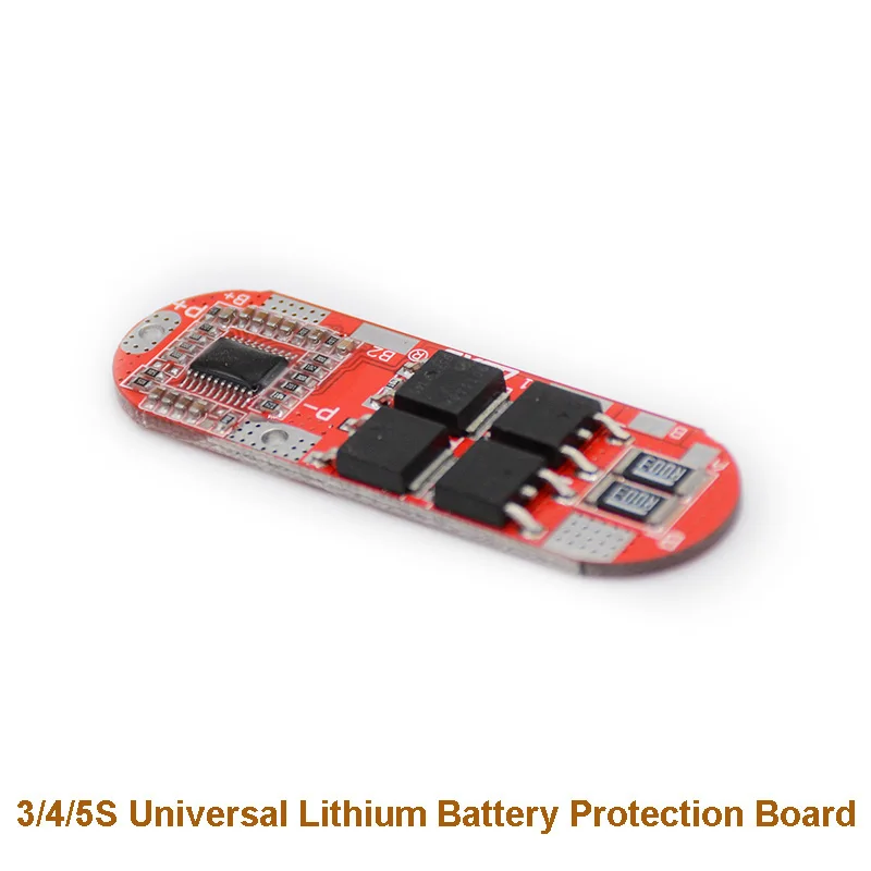 1S/2S/3S/4S/5S Li-Ion 18650 Caricabatteria al litio Modulo cella Lipo PCB BMS Scheda di protezione per motore di perforazione con bilanciamento