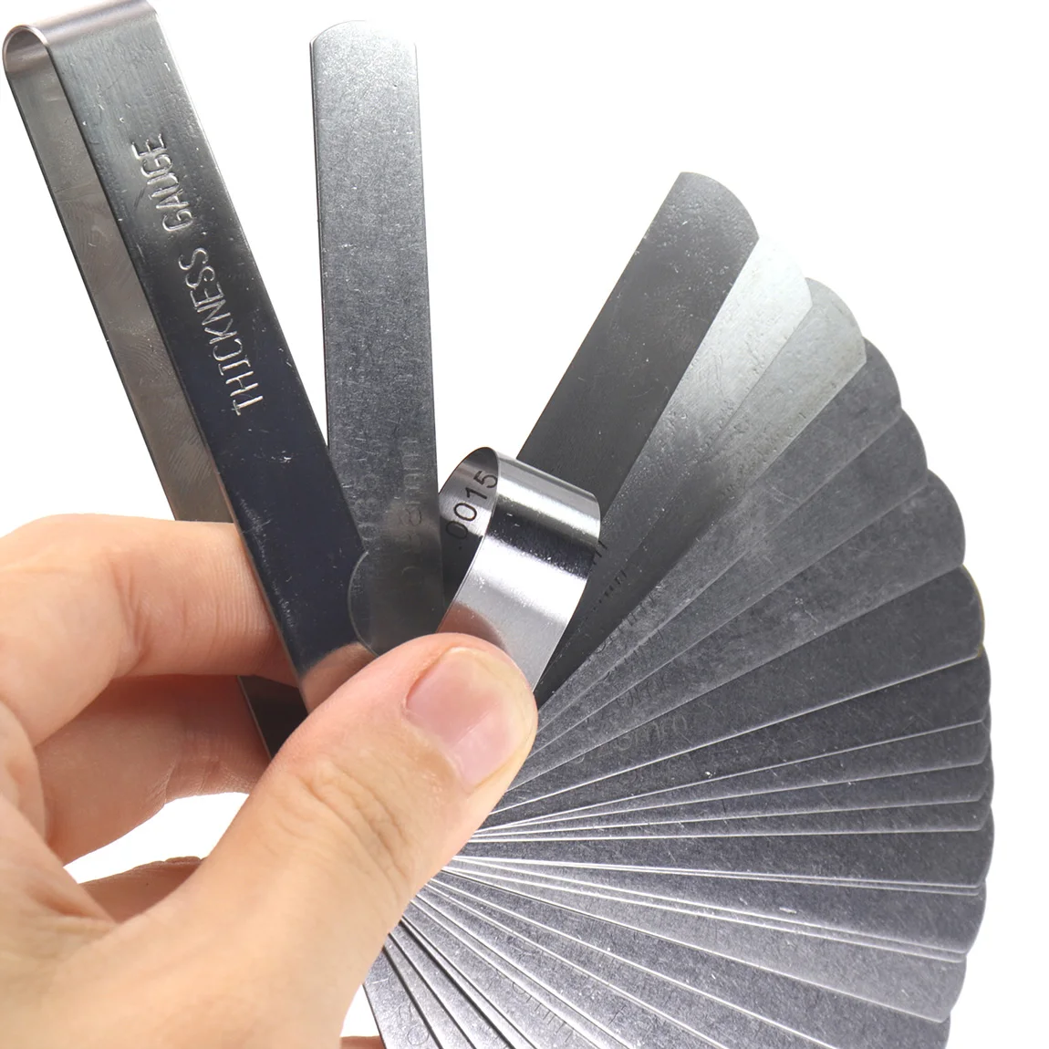 Đồng Hồ Nam Dây Thép Không Gỉ Feeler Đo 17 Lưỡi/32 Độ Dày Lưỡi Khoảng Cách Đo Lường Chất Độn Feeler Đo Đo Dụng Cụ Cho Feeler Đo van Cập