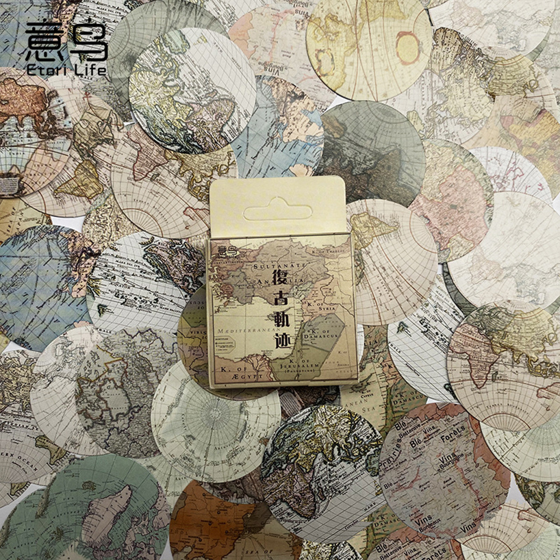 46 個ヴィンテージステッカー Pegatinas スクラップブッキング装飾ステッカー子供のための Autocollant 日記文具ステッカー美的